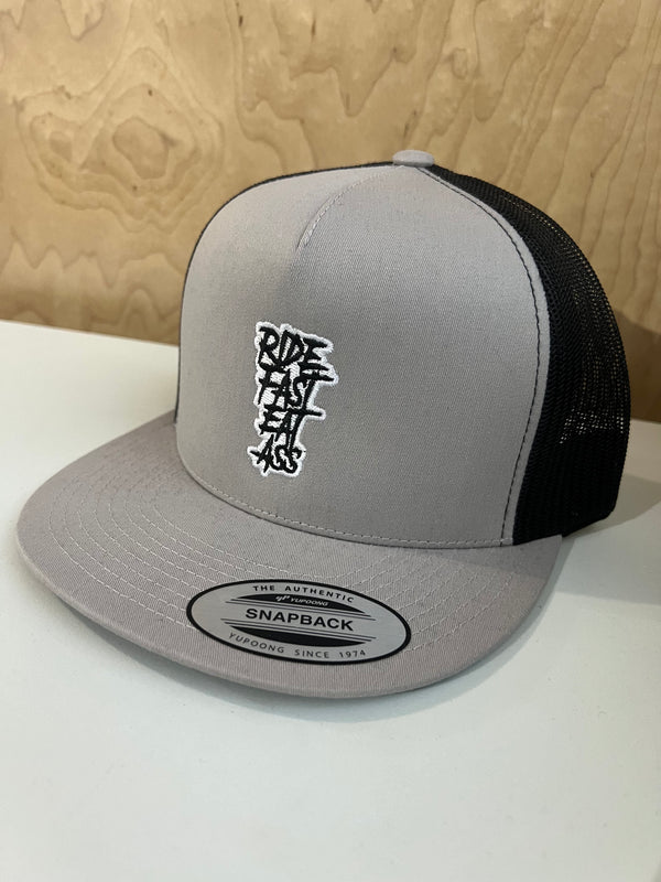 R.F.E.A FLAT BRIM TRUCKER HAT