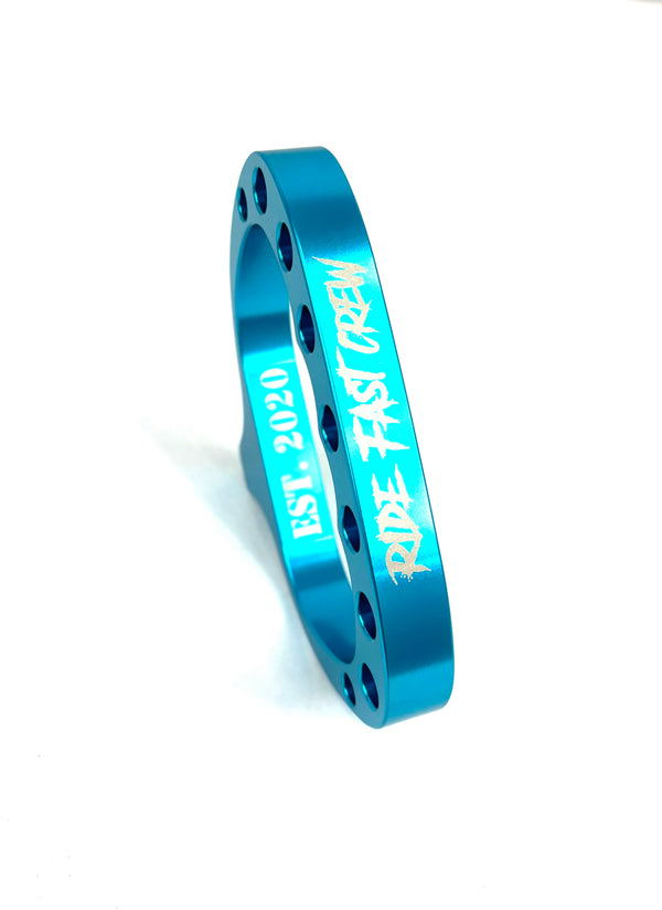 Ride Fast CREW! pullcord handle SSM (red & blue)