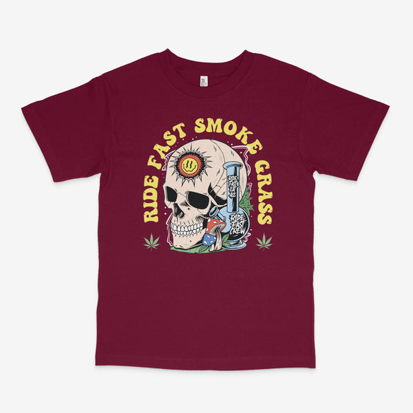 RIDE FAST SMOKE GRASS TEE