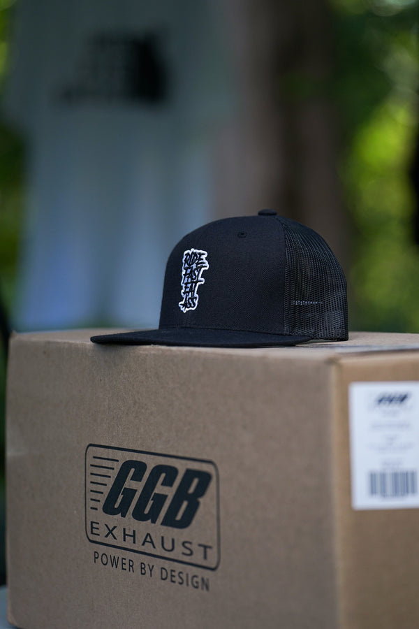 R.F.E.A FLAT BRIM TRUCKER HAT