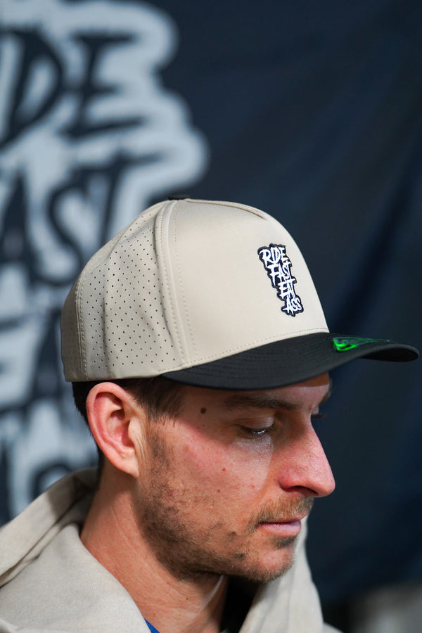 Perforated Snapback Cap