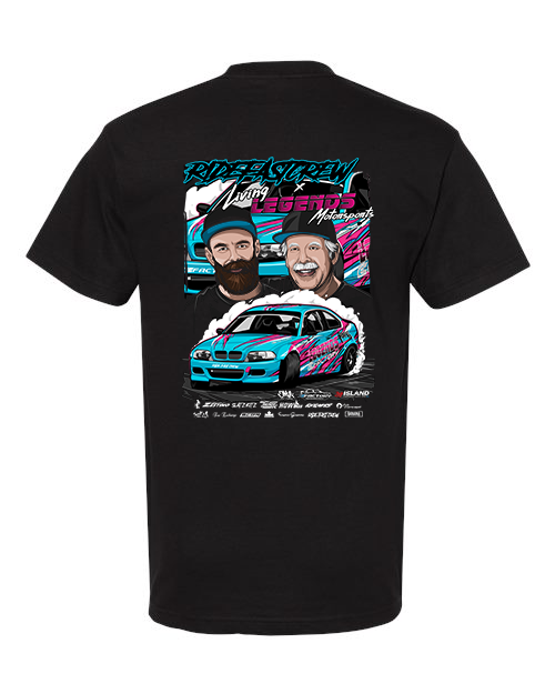 Ride Fast Crew x Jamie Tedesco Livinglegends –  T-shirt
