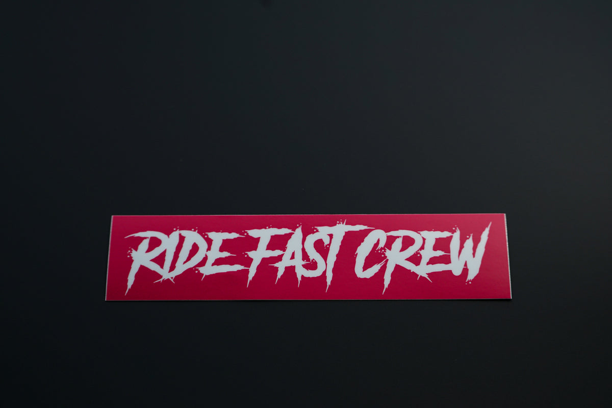 Drive Faster Sticker RFC BUMPER STICKER– Ride Fast Crew
